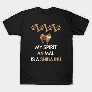 My Spirit Animal Is A Shiba Inu T-Shirt